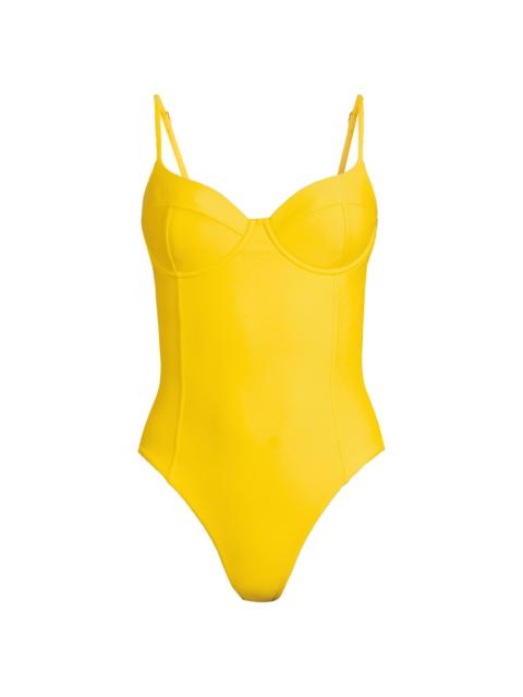 RAMY BROOK Women's Jayda Bustier One-Piece Swimsuit - Sunglow