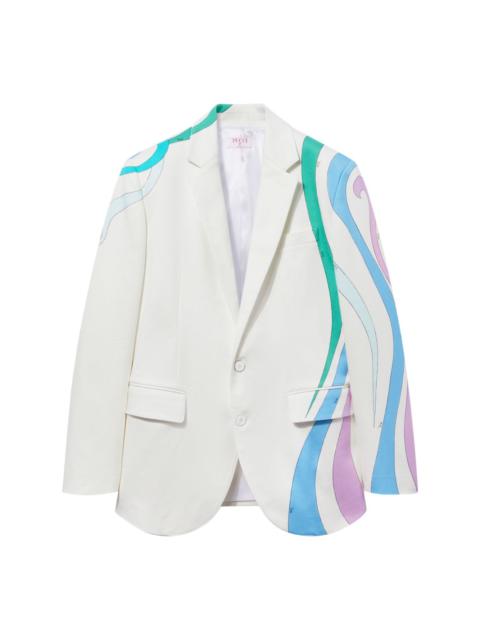 PUCCI Marmo-Print cotton-blend blazer