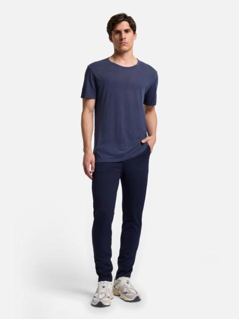 7 For All Mankind Featherweight Cotton Tee in Navy
