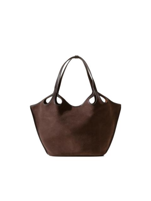 HEREU Escala suede shoulder bag