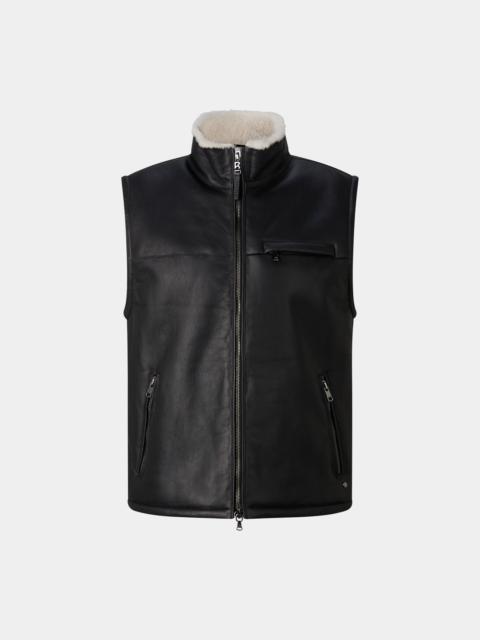 BOGNER Rosso Lambskin Vest in Black