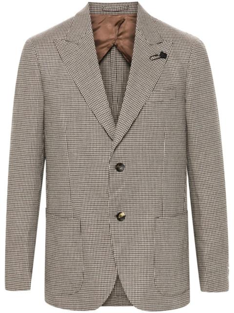 LARDINI houndstooth blazer