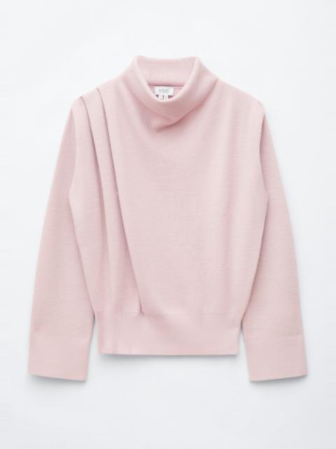 & Other Stories Pleat-Detail Wool Jumper