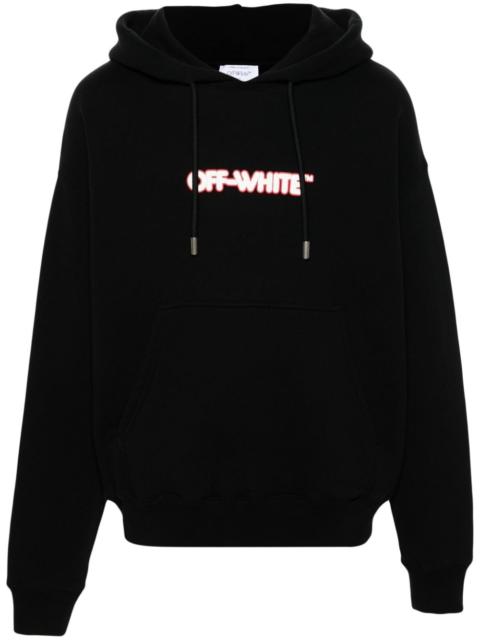 Off-White Diag Stripe-embroidered cotton hoodie | REVERSIBLE