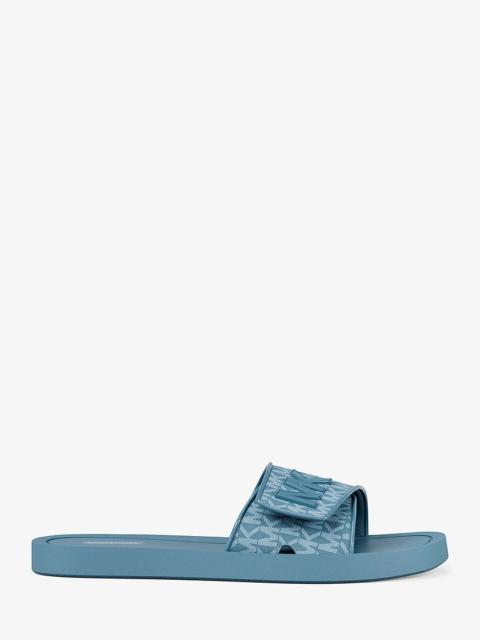 MICHAEL KORS Palmer Signature Logo Slide Sandal