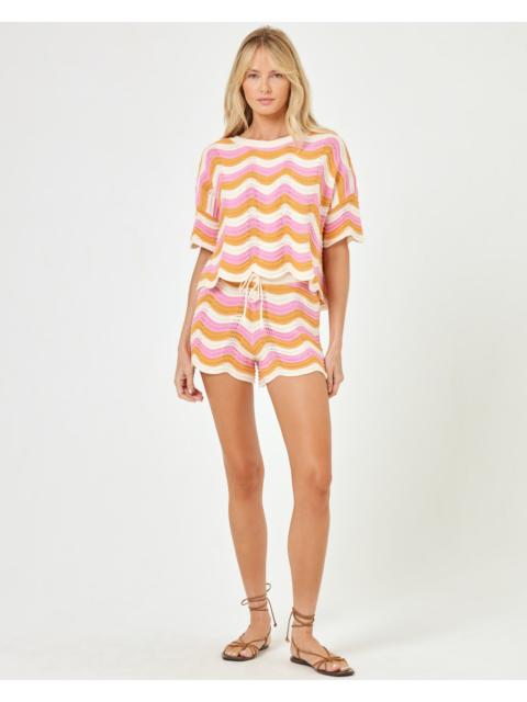 L*SPACE Make Waves Knit Short