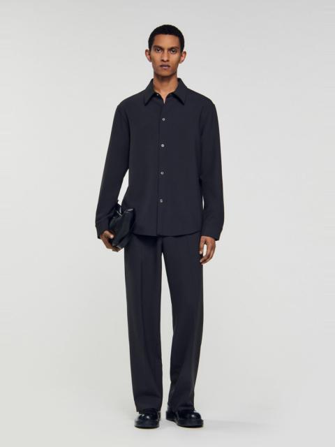 Sandro LONG-SLEEVED JERSEY SHIRT
