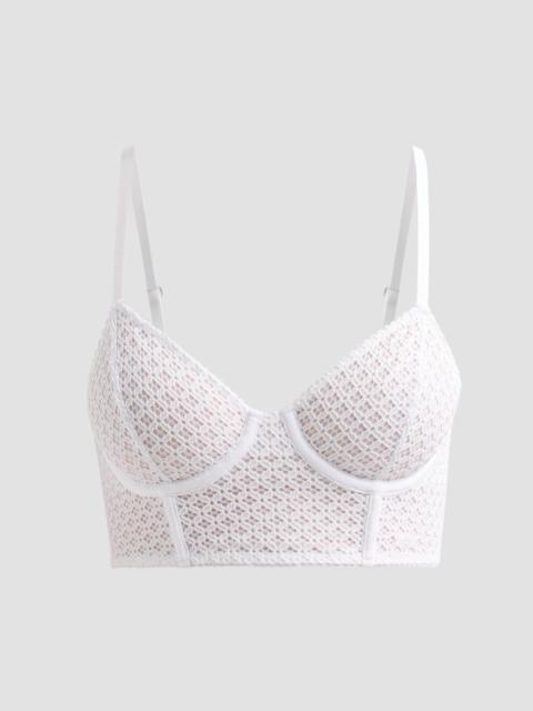 Polo Ralph Lauren Women's Cotton Eyelet Bustier - White Cloud