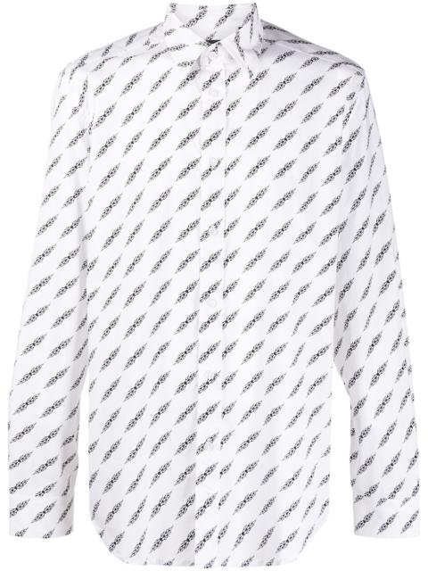 Diesel graphic print long-sleeved shirt