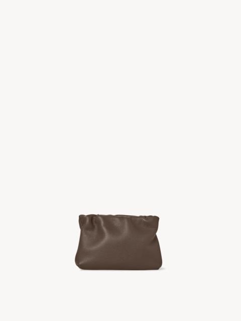 The Row Bourse Clutch Bag in Leather