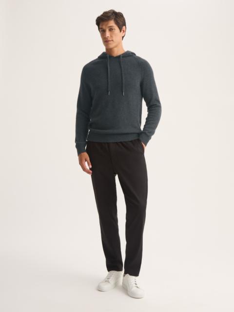 Derek Rose Men's Pullover Hoodie Dominic Cashmere Charcoal