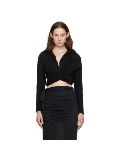 GAUGE81 Black Vallera Blouse