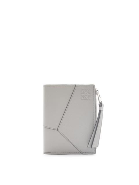 Loewe Puzzle Edge slim compact wallet in classic calfskin