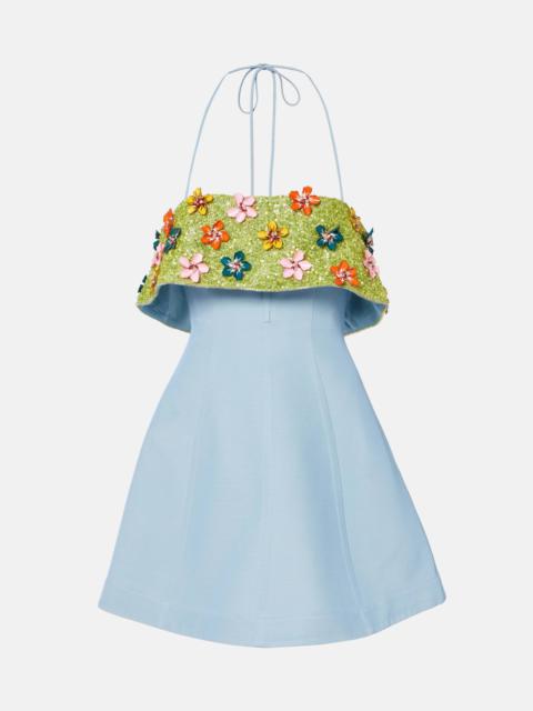 ALÉMAIS Yasmine embellished minidress