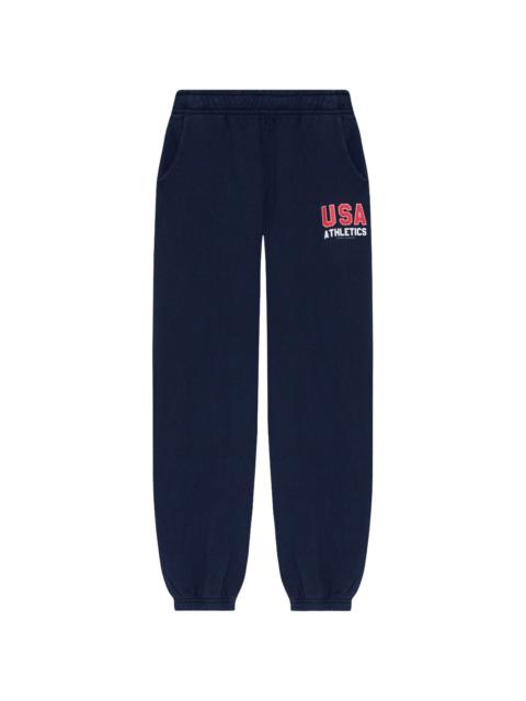 Sporty & Rich logo-print elasticated trousers