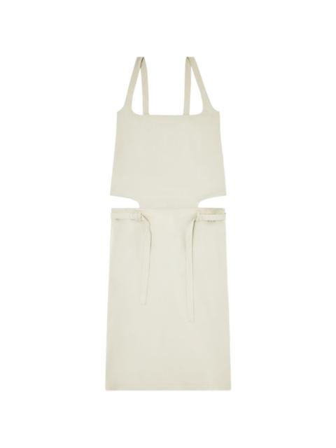 Diesel D-Sana square-neck tie-strap midi dress