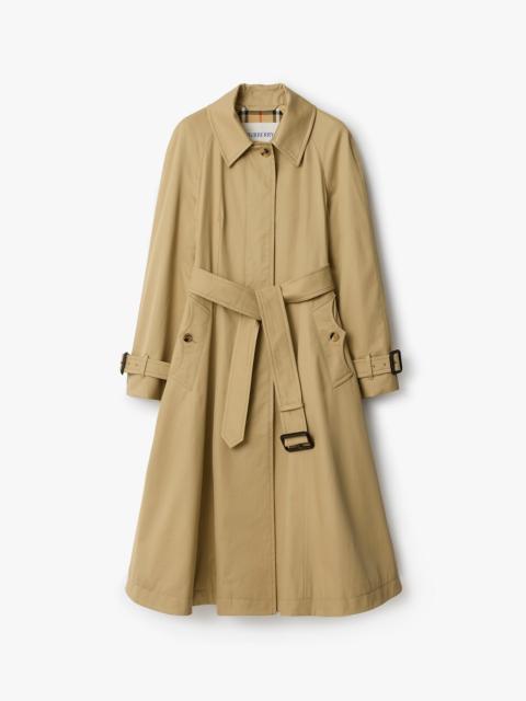 Burberry Long Gabardine Ellingham Fit-and-flare Car Coat