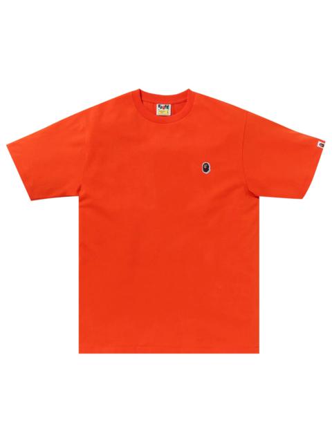 BAPE Ape Head One Point Tee 'Orange'