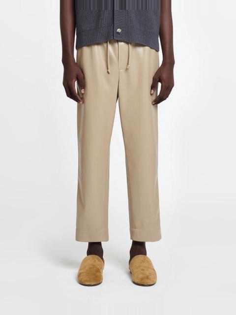 Nanushka Okobor™ Alt-Leather Relaxed Pants