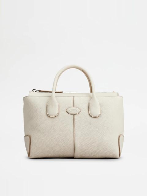 TOD'S DI BAG IN LEATHER SMALL - OFF WHITE