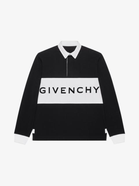 Givenchy RUGBY POLO SHIRT IN EMBROIDERED JERSEY