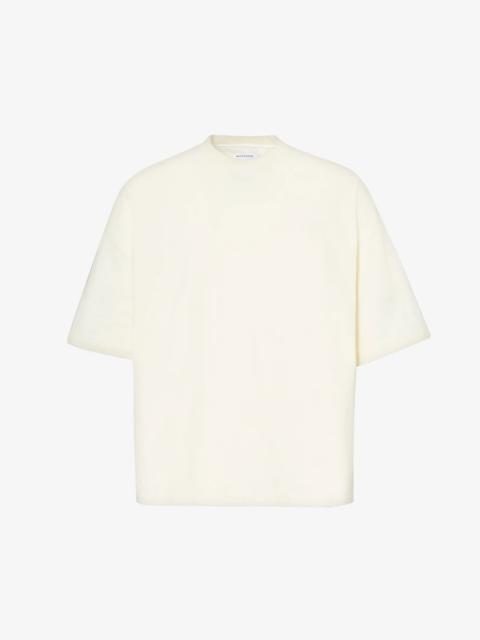 Crewneck boxy-fit cotton-jersey T-shirt