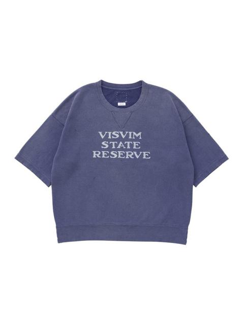 visvim JUMBO SB SWEAT S/S CRASH NAVY | REVERSIBLE