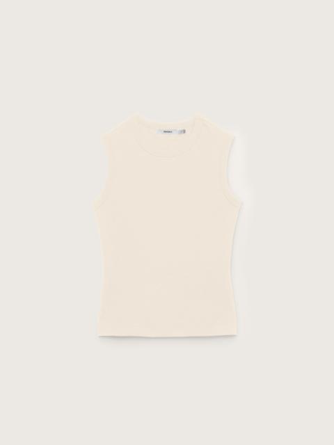 PANGAIA Womens T-Shirt Tank Top - Soft Void
