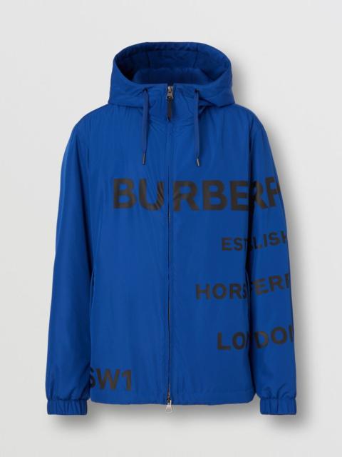 Burberry Horseferry Print Lightweight Hooded Jacket