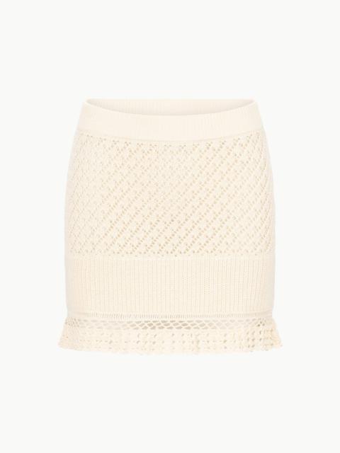 STAUD STAUD WOLFGANG SKIRT ECRU