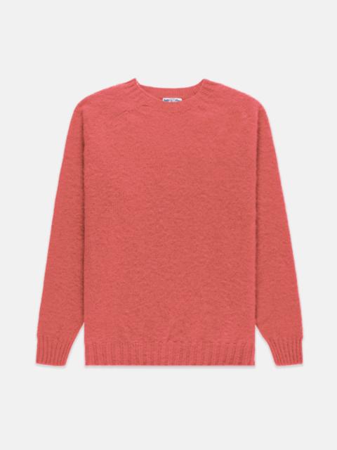 J. PRESS MADE-IN-SCOTLAND SHAGGY DOG SWEATER  - TRIM FIT