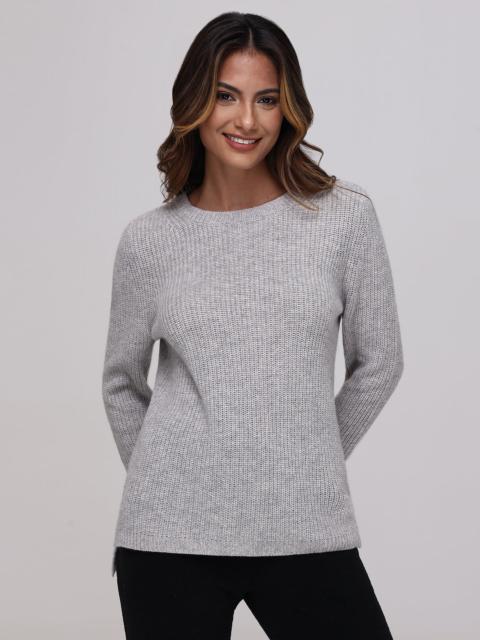 525 america Emma: 100% Cashmere Crewneck Shaker Stitch Sweater
