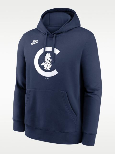 Nike Chicago Cubs Cooperstown Logo Club Men's Nike MLB Pullover Hoodie