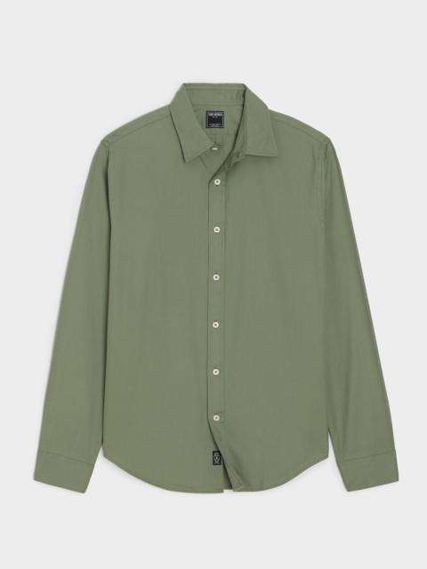 TODD SNYDER Cotton Twill Long Point Collar Shirt