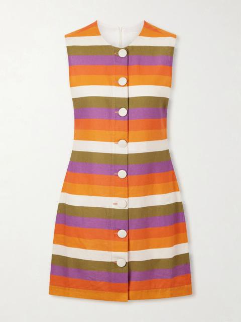 DESTREE Camille striped mini dress Multi