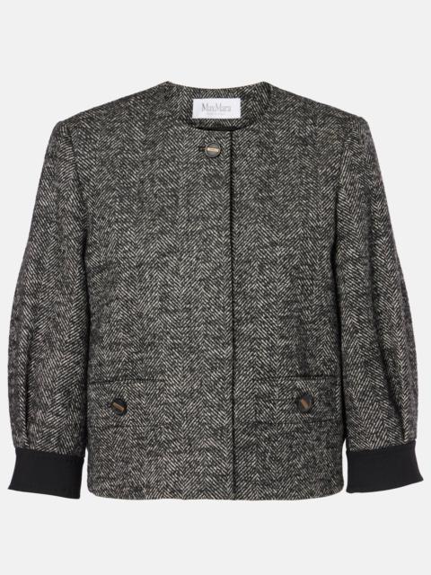 Max Mara Gattini chevron bouclé jacket