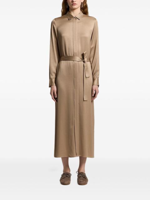 PESERICO satin midi dress