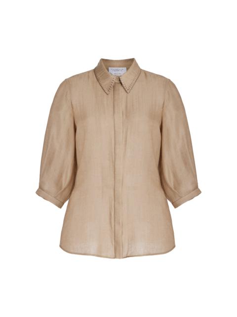 GABRIELA HEARST Hadley Blouse in Cashmere Virgin Wool