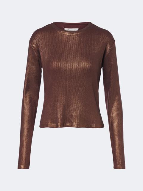 Maison Margiela Printed cotton top