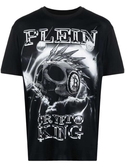 'Crypto King' cotton T-shirt