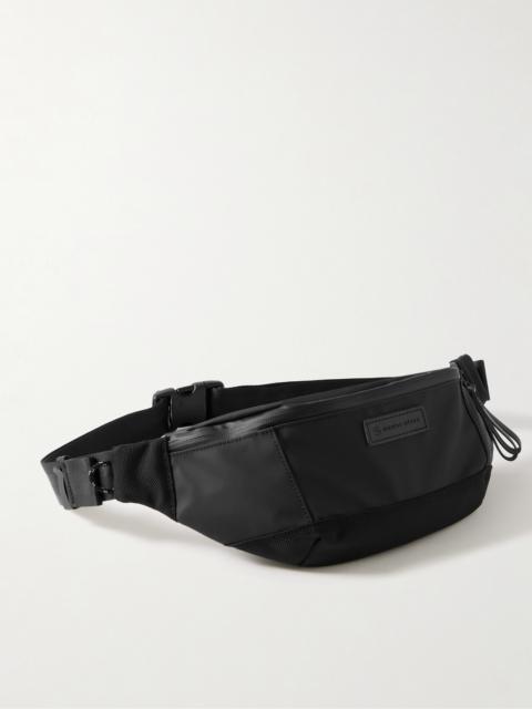 master-piece Slick Rubberised Shell and CORDURA® Ballistic Nylon Belt Bag