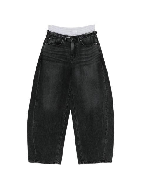 Alexander Wang belt-loop belted jeans