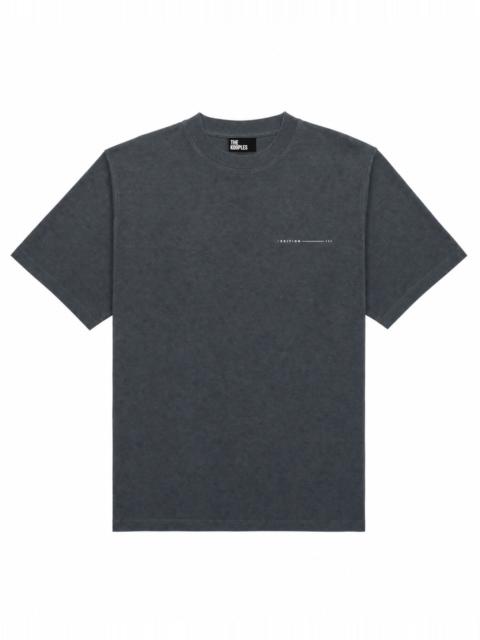 The Kooples BLACK T-SHIRT WITH CAR SCREEN PRINT