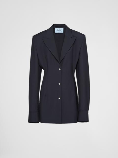 Prada Single-breasted mohair jacket