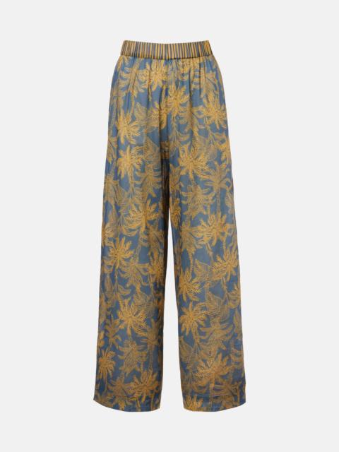ERES Itinérant cotton voile wide-leg pants