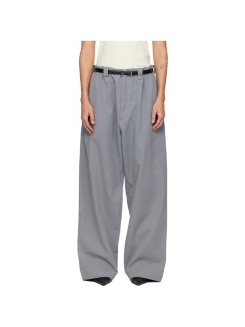 WILLY CHAVARRIA Gray Toluca Trousers