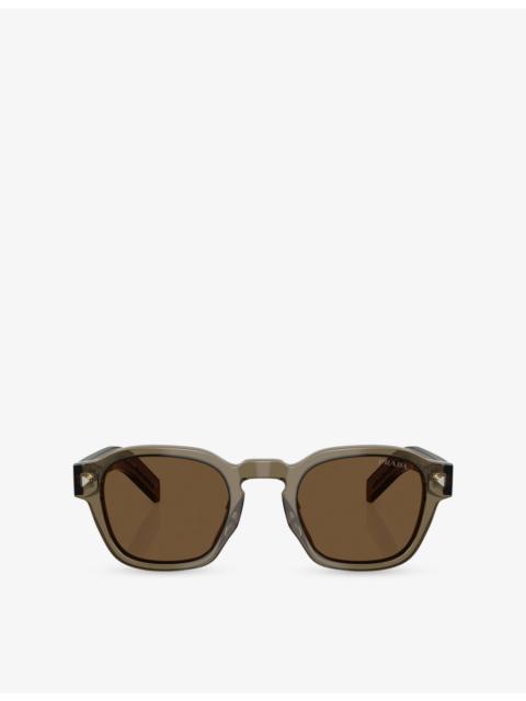Prada PR A16S Phantos-Frame Acetate Sunglasses