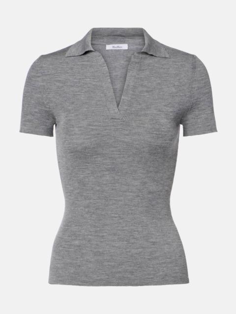Max Mara Albero virgin wool polo shirt