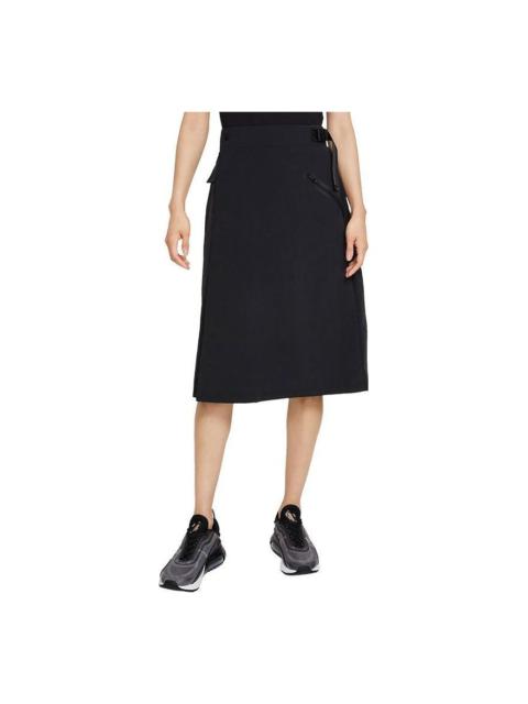 Nike (WMNS) Nike Sportswear Tech Pack Casual Sports Solid Color Breathable A Black DD4619-010