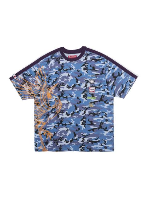 Supreme Supreme Crane S/S Top Blue Camo